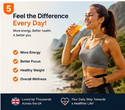 Unicity Balance Natural Orange Drink Mix – 30 Stick Packs | Daily Nutrition & Balanced Lifestyle Support